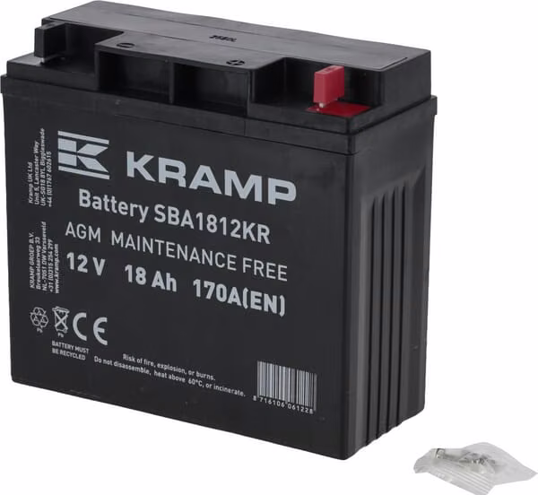 Акумулятор 12В 18Ач Kramp SBA1812KR