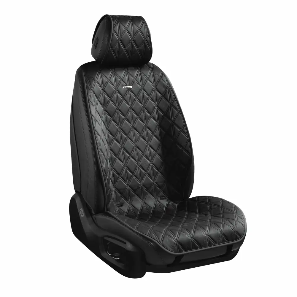 Преміальні накидки для передніх сидінь CarLife Nitro, black, SC40102 SC40102