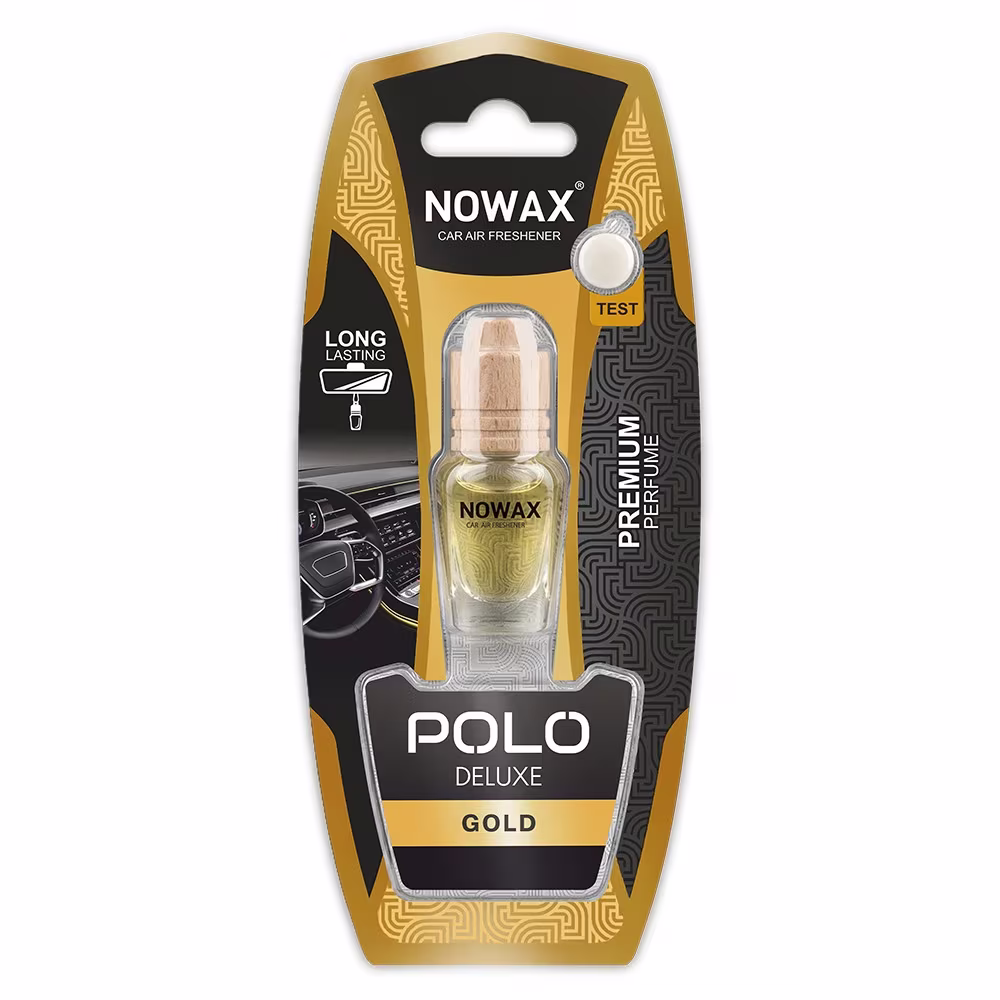 Ароматизатор повітря в блістері Nowax Polo Deluxe - Gold 7мл