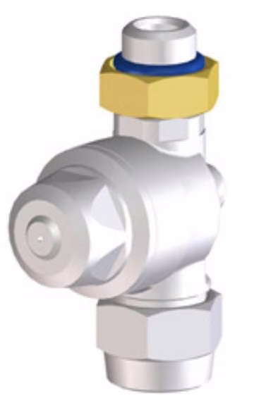 Форсунка з гайкою 1/4"BSP, діафрагмою FKM, кільцем ущільнювача, ковпачком 3/8" BSP 2736193