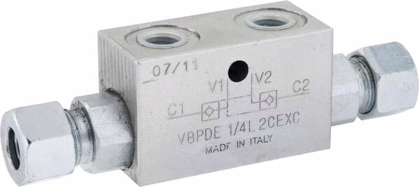 Контрольований подвійний клапан регулювання витрати VBPDE-2 C056V0090