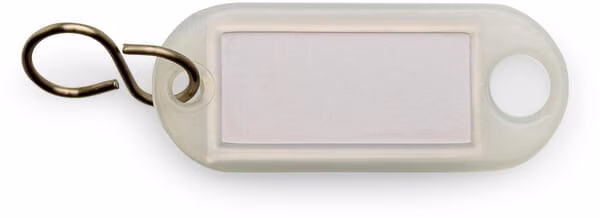 Кільце для ключів прозоре з биркою HG1000TR