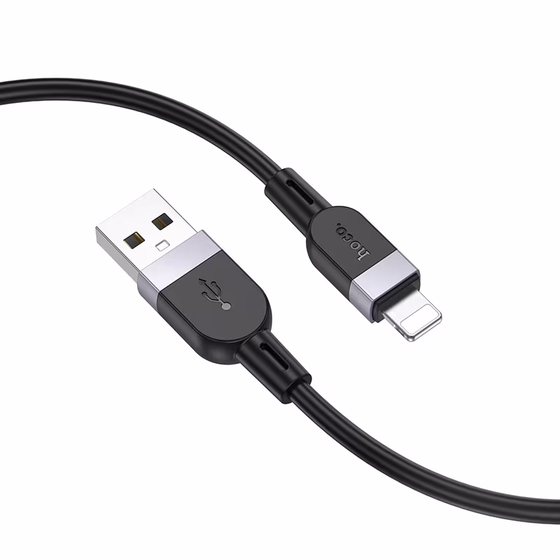 Кабель Hoco X109 Energy silicone charging data cable iP (L=2м) чорний HC-X109-UL-2m-Black