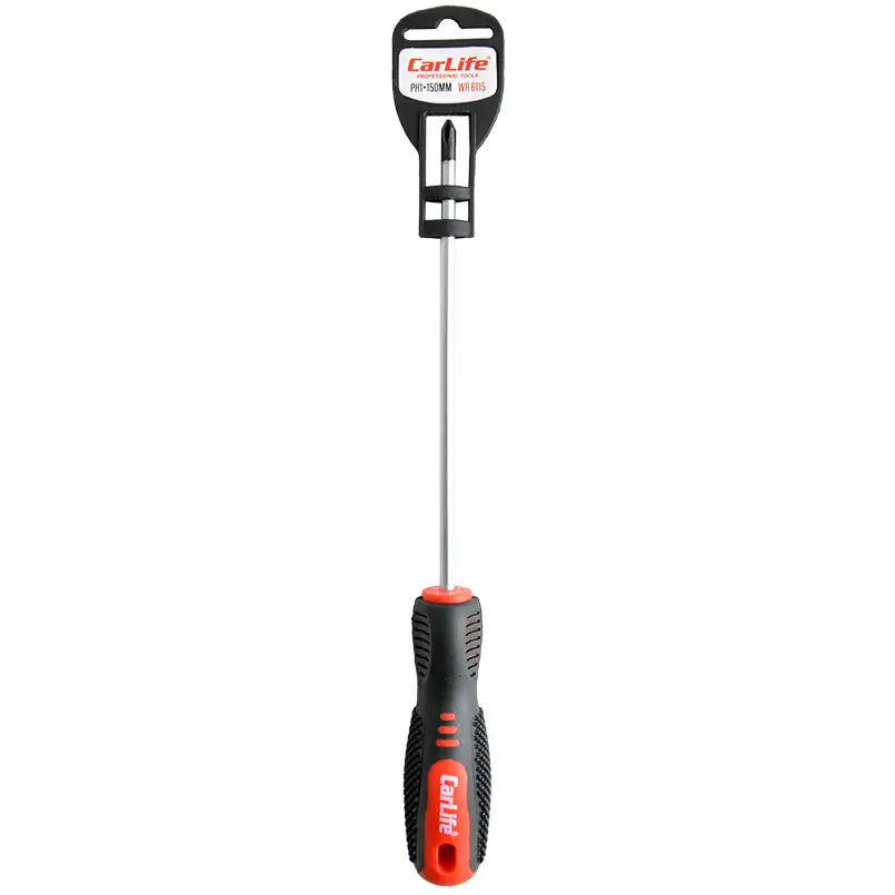Викрутка хрестова CarLife WR6115 PH1x150mm, Cr-V 6150
