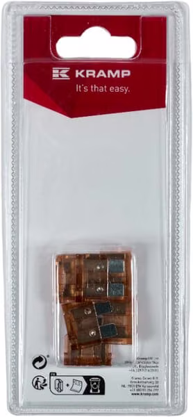 Запобіжник 5А x 20мм, ножовий (6шт) KRSI22005P06B