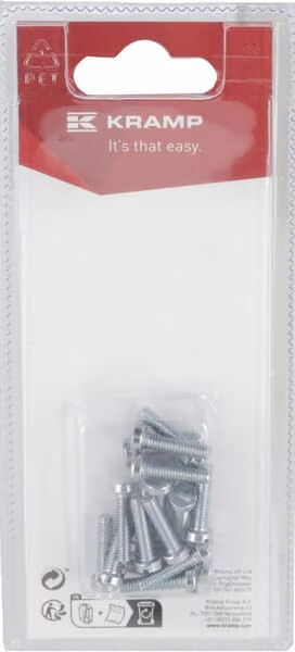 Гвинт шліцевий M4 x 16mm (20 шт.) KR84416P20B
