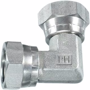 Поворотний адаптер F/F BSP 90° SS FF9004KSS