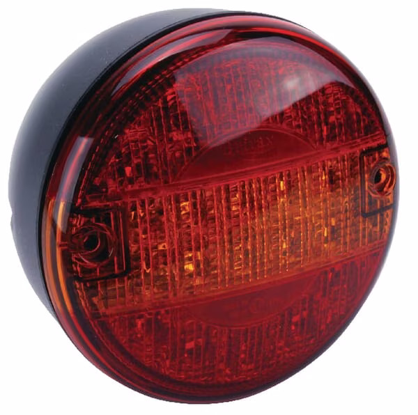Ліхтар задній багатофункціональний LED, круглий, 12-24В, Ø 140мм, “гамбургер”, Kramp L1410L24V