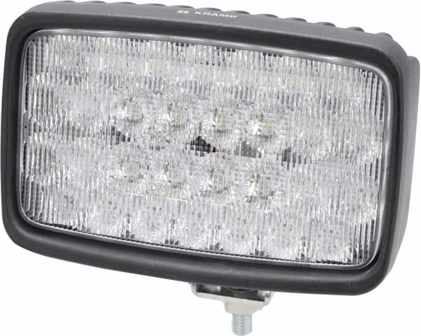 Робоча фара світлодіодна, 90W, 6000lm, прямокутна, 10-30V, біла, розсіяне світло, роз'єм Deutsch, 30 LED, Kramp LA104211