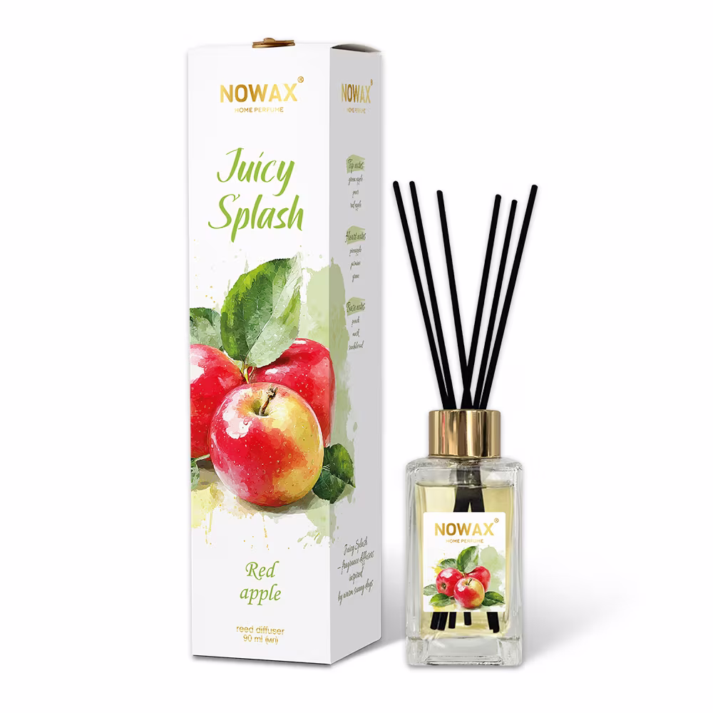 Аромадифузор з паличками Nowax Juicy Splash - Red Apple 90мл, NX00175