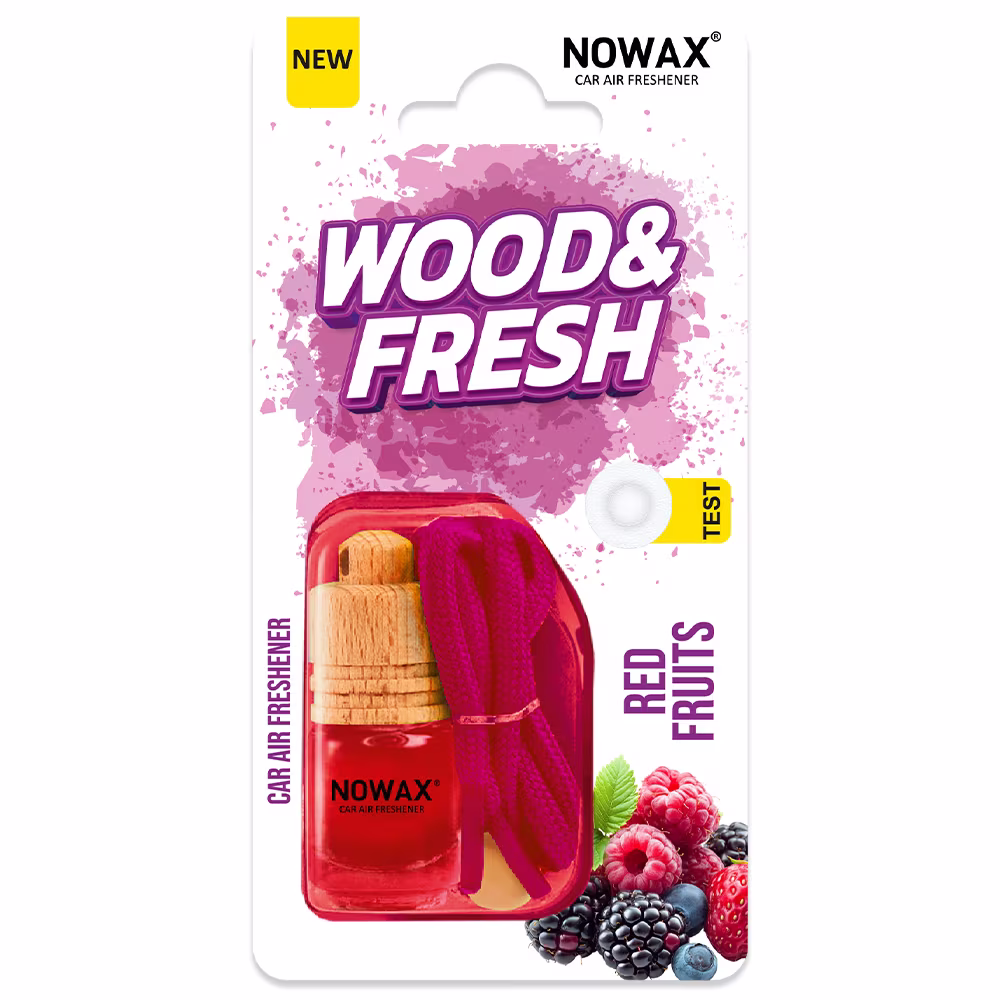 Ароматизатор повітря в блістері Nowax Wood&Fresh - Red Fruits NX92082