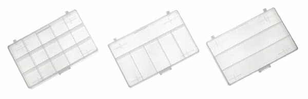 Асортиментна коробка 110x165x28mm, прозорий пластик, Facom BV21BP