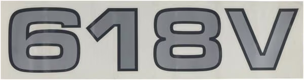 Наклейка 618 В