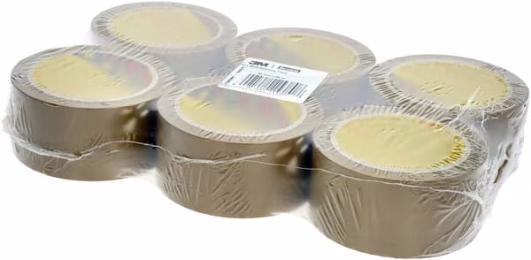 Пломбувальна стрічка Scotch® Box 371, прозора, 50 мм х 66 м. (6 рулонів) 7000095475P006