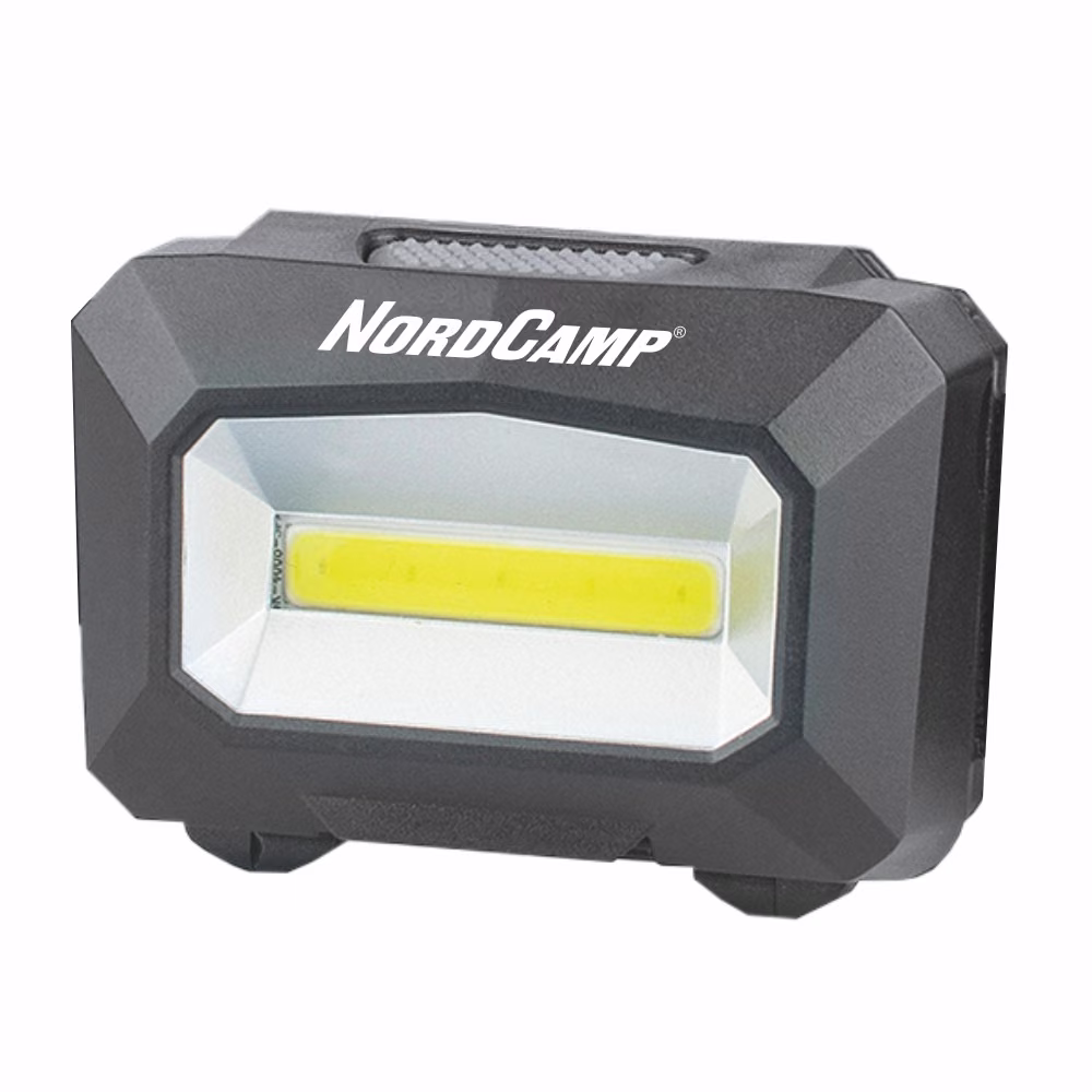 Ліхтар налобний Nord Camp 100Lm, 3W COB, 3xAAA, білий/червоний NC30100 NC30100