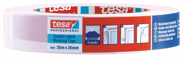 Малярська стрічка, Duo 25м x 25мм, Tesa® T048360000100