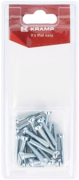 Гвинт шліцевий M5 x 25mm (20 шт.) KR84525P20B