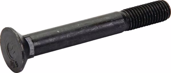 Болт для плуга квадратний М12х75 10.9