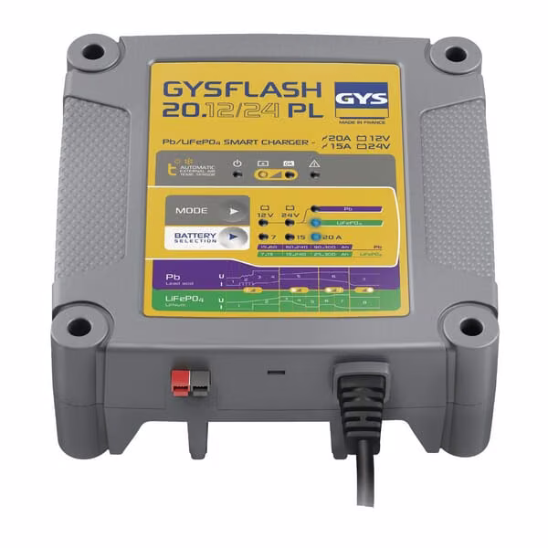 Зарядний пристрій для акумуляторів GYSFLASH 20.12/24PL 026049GYS