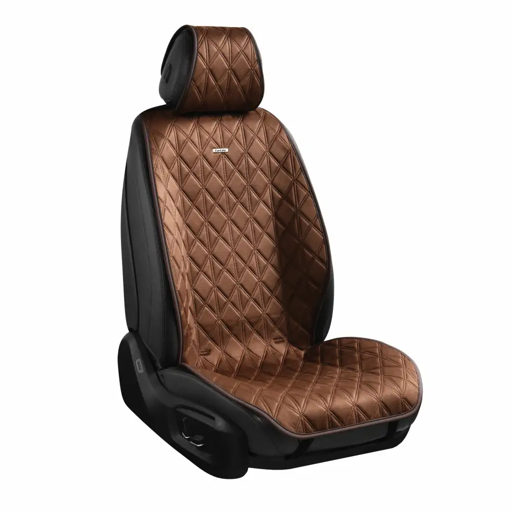 Преміальні накидки для передніх сидінь CarLife Nitro, coffee, SC40402 SC40402
