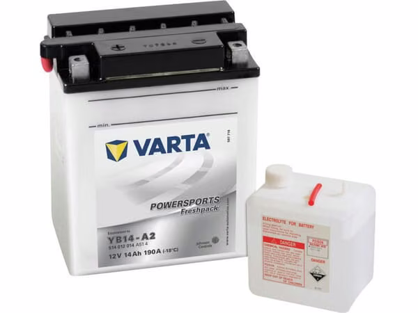 Акумулятор 12В 14Аг 190A Powersports Freshpack VARTA 514012019I314PS