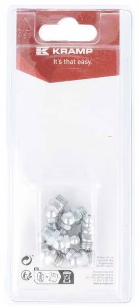 Прес-маслянка M8 x 1.25, 45° (6шт) KRGN812545P06B