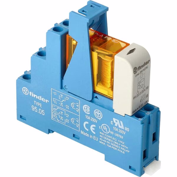 Інтерфейс реле Mod. гвинтова клема 2CO 8A/24V AC/Agni/LED/варистор 485280240060