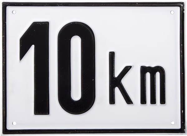 Знак обмеження швидкості, металевий BL10A