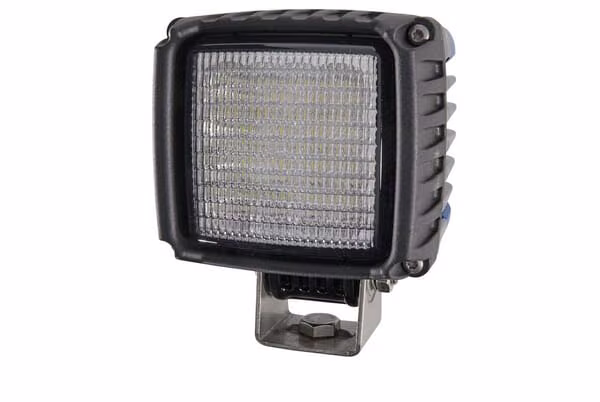 Світильник робочий LED, 43W, 2200lm, квадрат, 12/24V, прозорий/білий, на болтах, 114.5x109.9x144.8mmDeutsch вилка, 16 світлодіодів,Hella