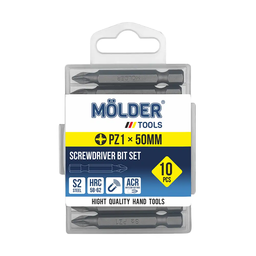 Набір біт Molder PZ1x50мм 10шт MT7115010 MT7115010