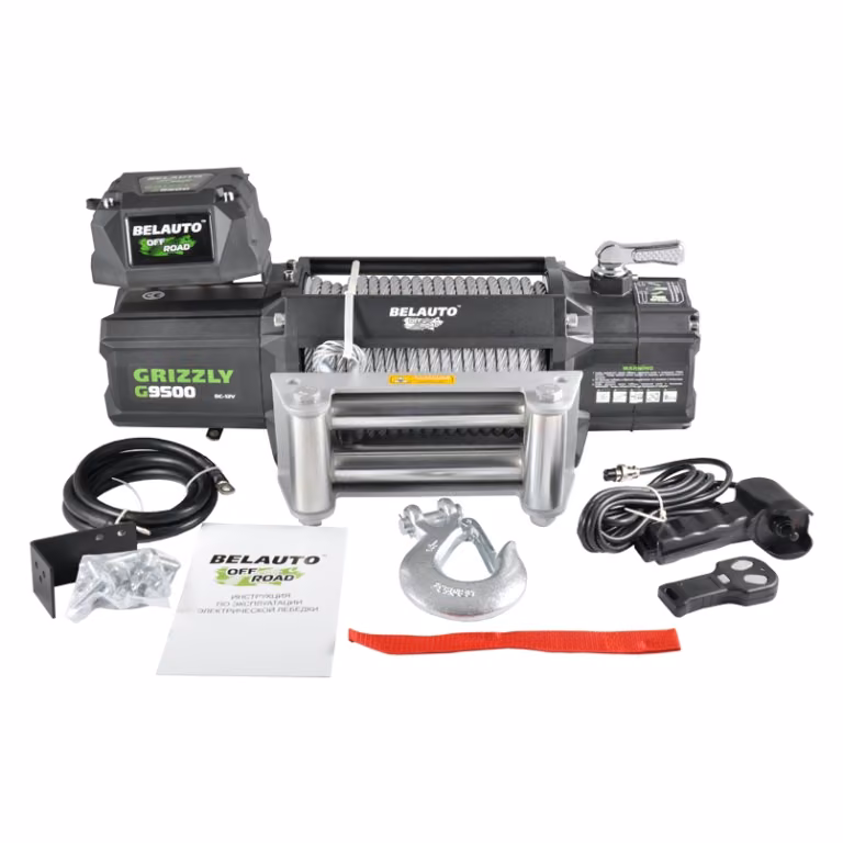 Лебідка BELAUTO GRIZZLY G9500 9500lbs (5.5hp/4.1kw; 218:1) G9500