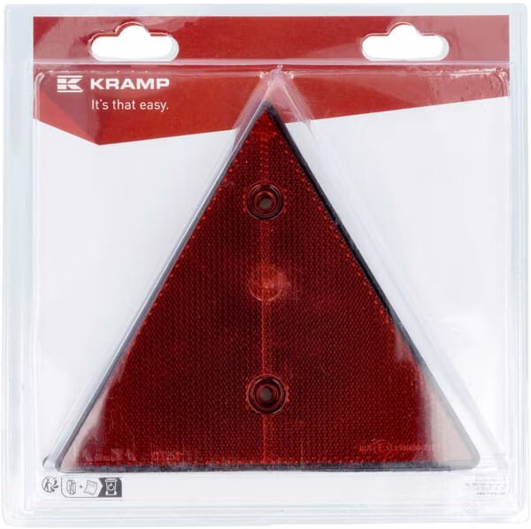 Рефлектор трикутний червоний 137x155mm (2) KRWB2800P02B