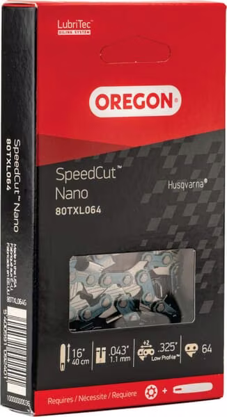 Пильний ланцюг .325, 64 DL, 16" Speedcut™ Nano,Oregon 80TXL064E