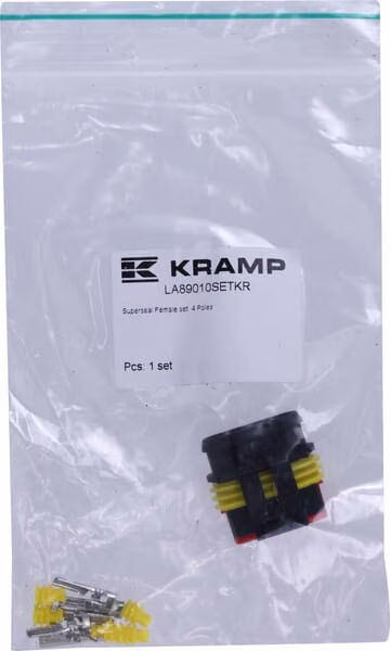 Набір 4-контактних роз'ємів Superseal, гніздо LA89010SETKR