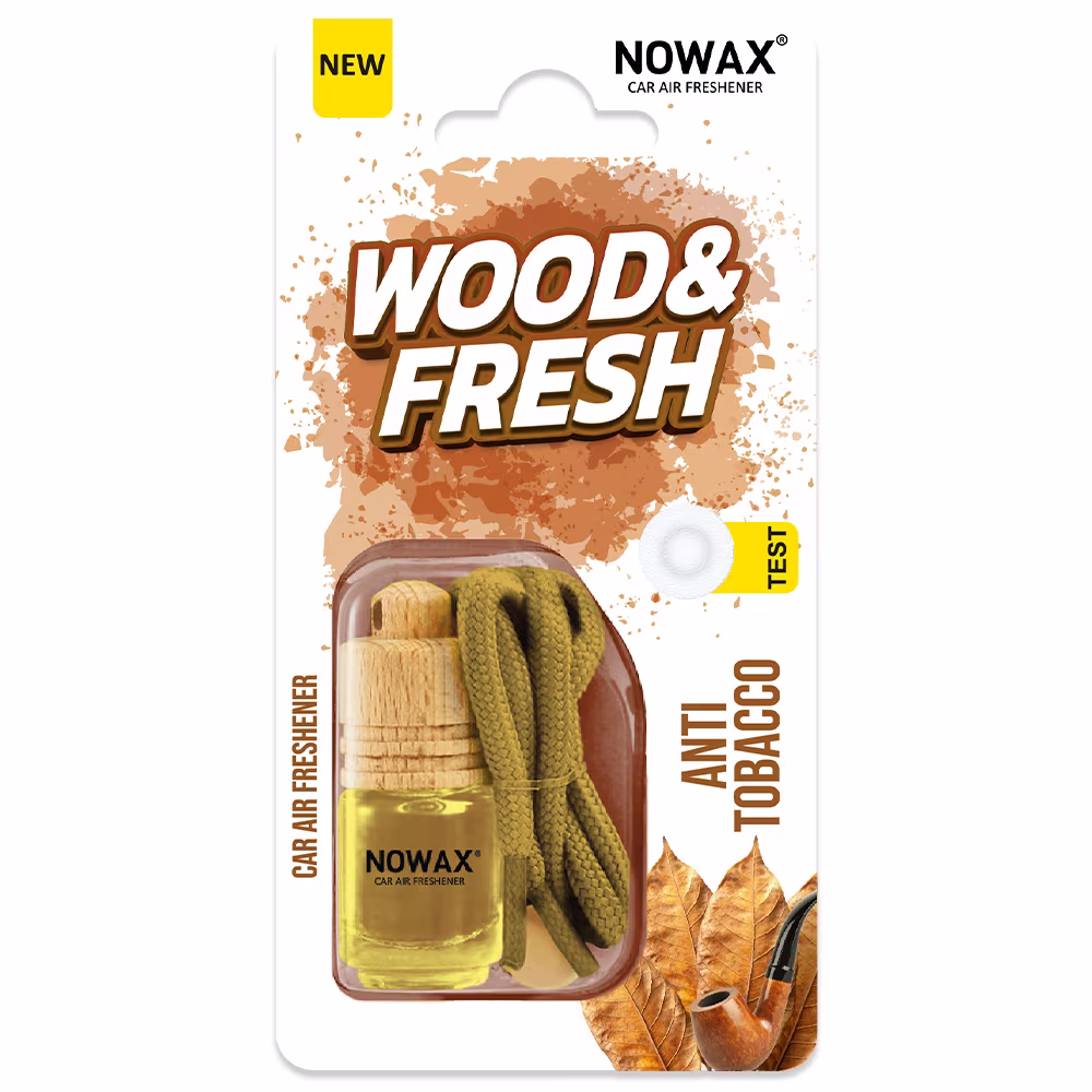 Ароматизатор повітря в блістері Nowax Wood&Fresh - Anti Tobacco NX91993