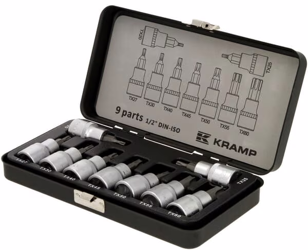 Набір головок 1/2 "Torx 9-шт 18049240091KR