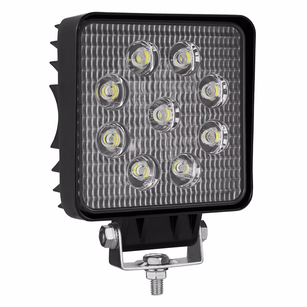 Фара світлодіодна Brevia EPISTAR Flood 10-30V, 27W (9x3W), 1980Lm, 1шт 10642QFX1 10642QFX1