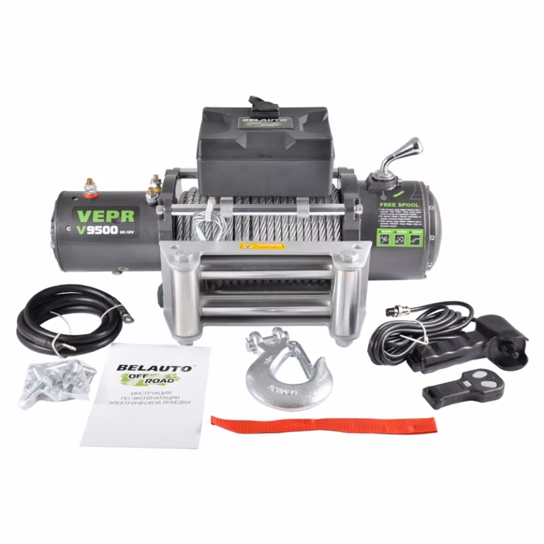 Лебідка BELAUTO VEPR V9500 9500lbs (5.5hp/4.1kw; 265:1) V9500