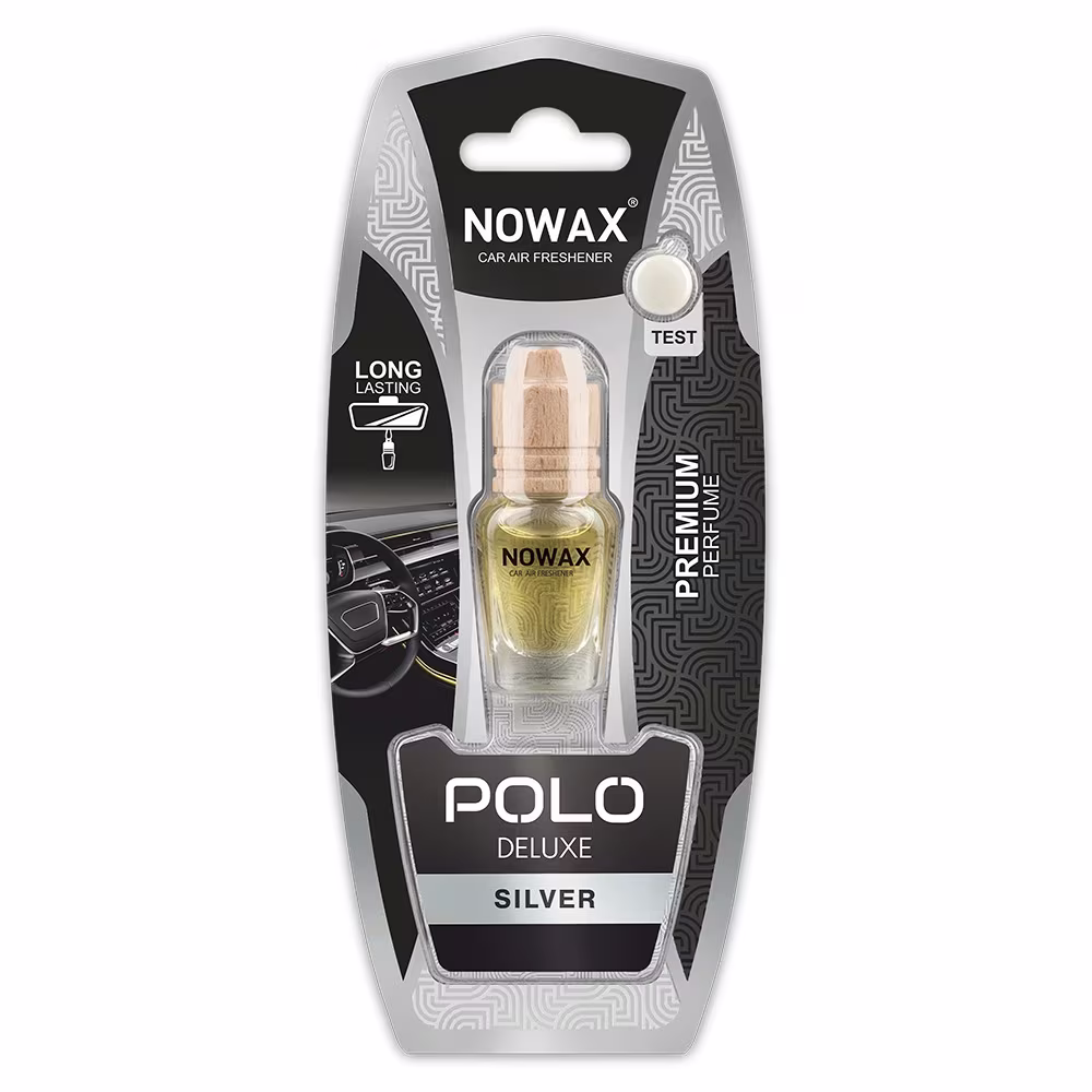 Ароматизатор повітря в блістері Nowax Polo Deluxe - Silver 7мл NX07821