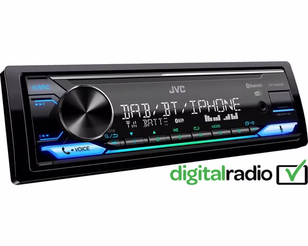 Автомагнітола USB BT DAB+, кольоровий дисплей KDX482DBT