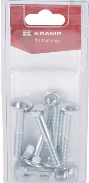 Глухар з гайкою M8 x 50mm, 4.6 (6) KR603850P06B