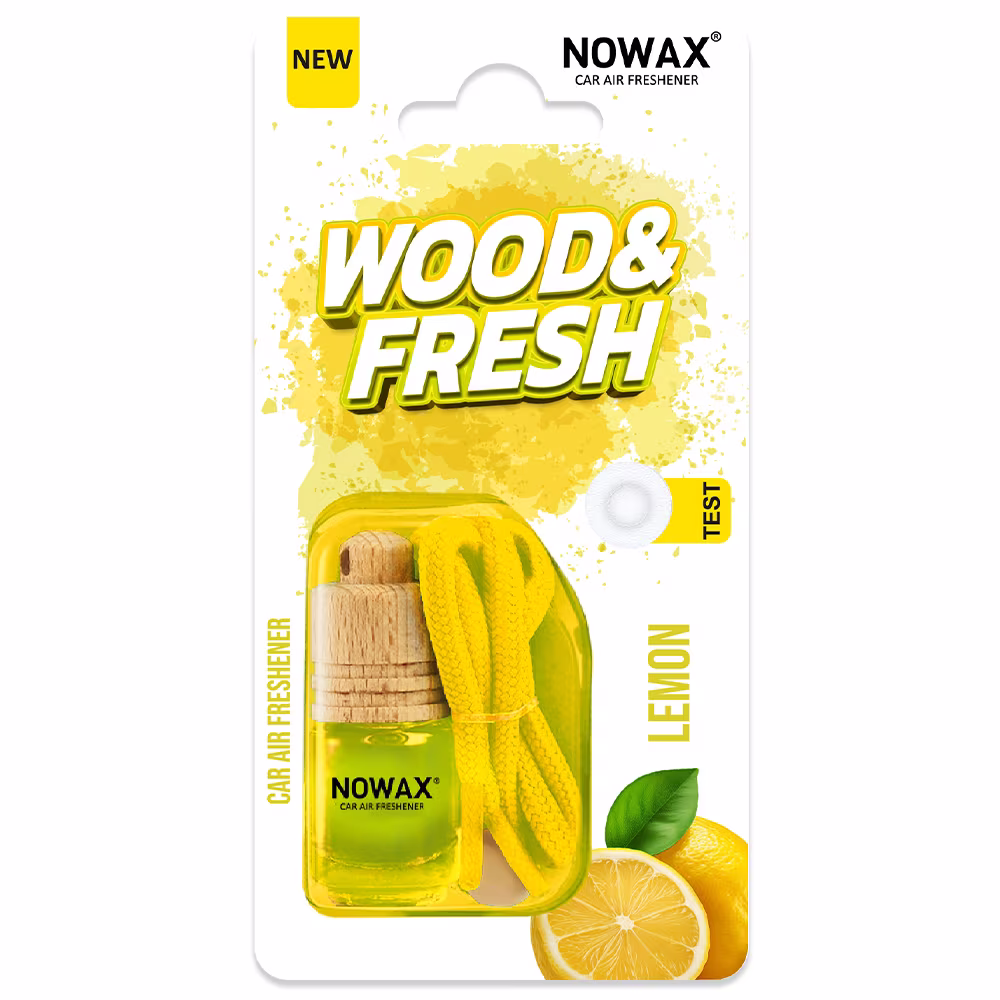 Ароматизатор повітря в блістері Nowax Wood&Fresh - Lemon, NX92051