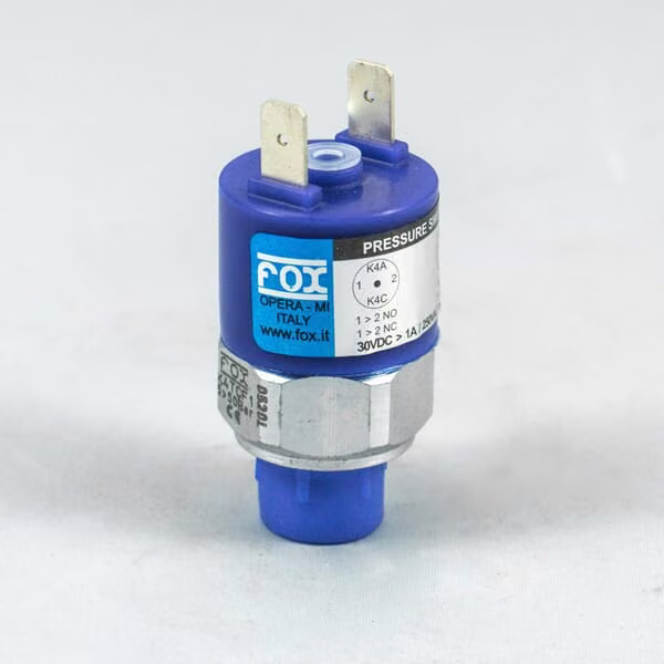 Кнопковий вимикач, K4SP NC 1/4", 1-12 бар K4SPC