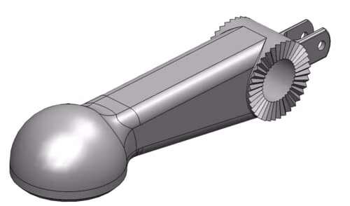 Буксирна петля K80®, зубчаста 00647322A17