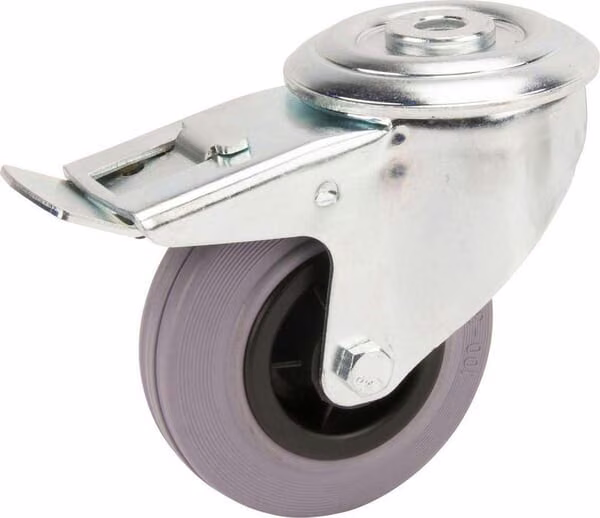 Колесо ролика жорстке, гумове колесо: кг, Tente 3477PIR100P3013