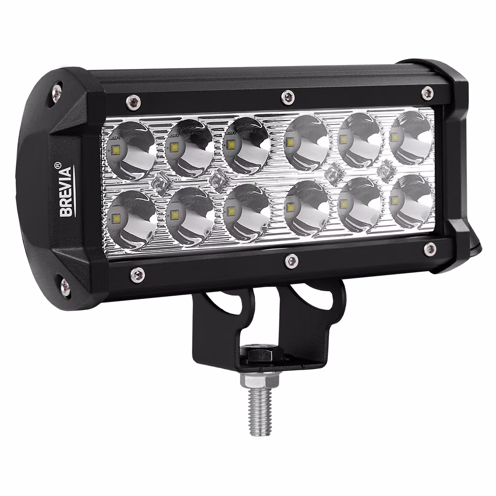 Фара світлодіодна Brevia CREE Spot 10-30V, 36W (12x3W), 3000Lm, 1шт 10712SX1 10712SX1