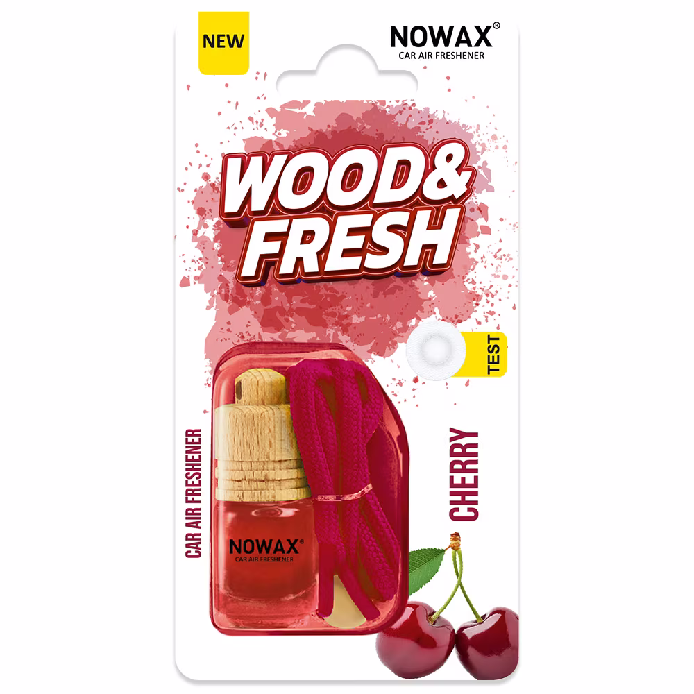 Ароматизатор повітря в блістері Nowax Wood&Fresh - Cherry NX92020