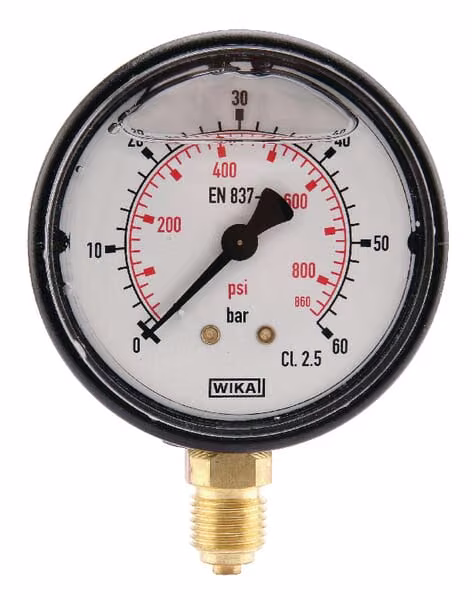 Манометр Ø63 0–60 бар 1/4 "знизу