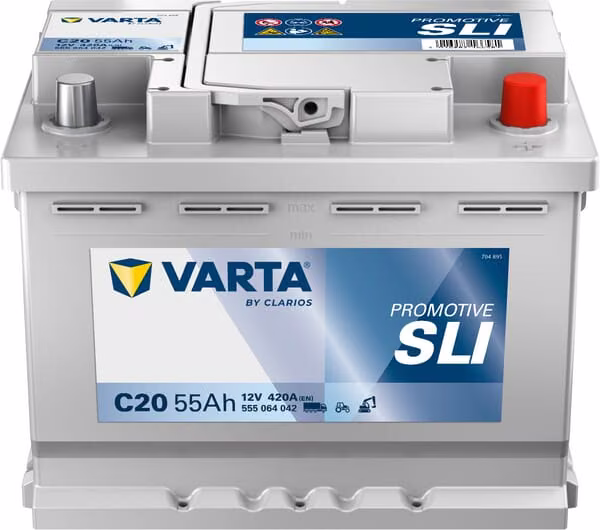 Акумулятор 12V 55Ah 420A C20 VARTA Promotive SLI
