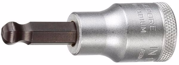 Головка-біта для викрутки 1/2", кульова, шестигранник IN19K14GED